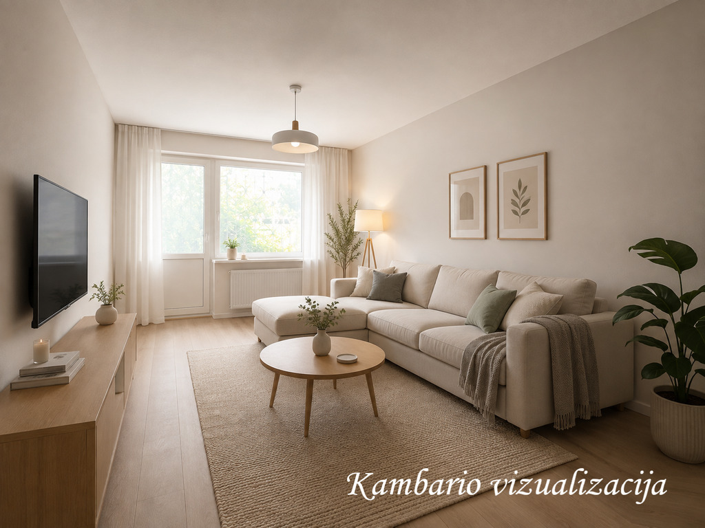 Parduodamas butas Apolinaro Juozo Povilaičio g., Karoliniškėse, Vilnius, 32.7 kv.m ploto