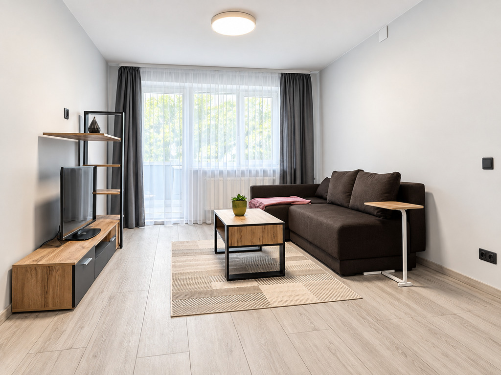 IŠNUOMOJAMAS ERDVUS 2 KAMBARIŲ BUTAS ŽIRMŪNUOSE