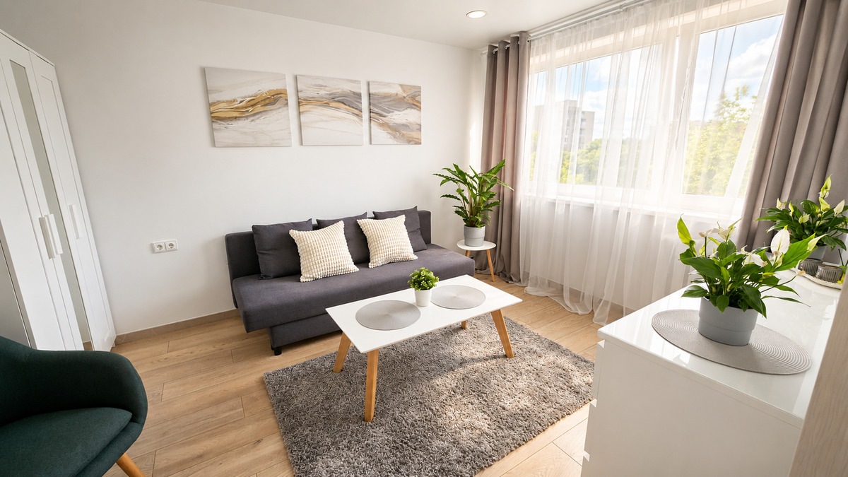 Nuomojamas butas Savanorių pr., Naujamiestyje, Vilnius, 21 kv.m ploto, 1 kambariai