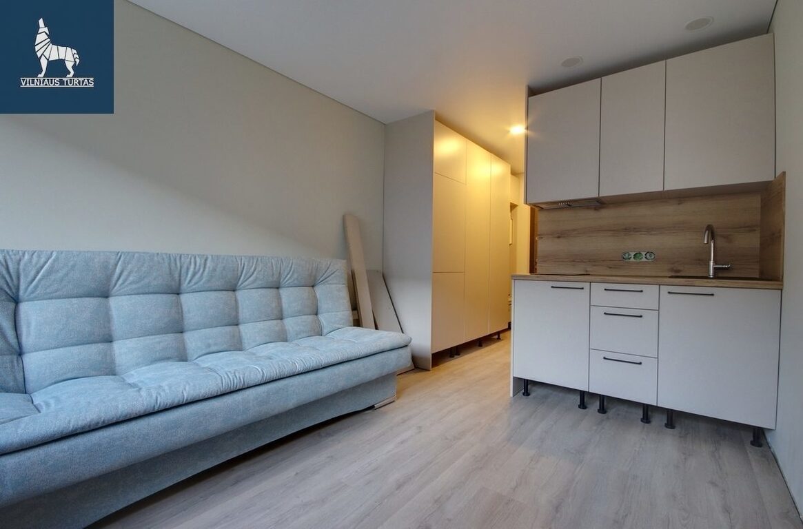 Nuomojamas butas Algirdo g., Naujamiestyje, Vilnius, 18 kv.m ploto, 1 kambariai