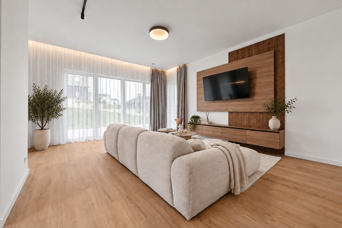 Parduodamas naujos statybos pilnai įrengtas 117 m² namas su baldais Aukštuosiuose Paneriuose, Vilniuje