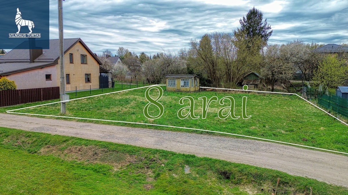 Parduodamas sklypas Kelmijos Sodų 86-oji g., Salininkuose, Vilnius, 8 a ploto