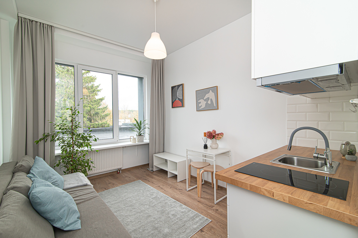Parduodamas butas Kirtimų g., Paneriuose, Vilnius, 16 kv.m ploto, 1 kambariai