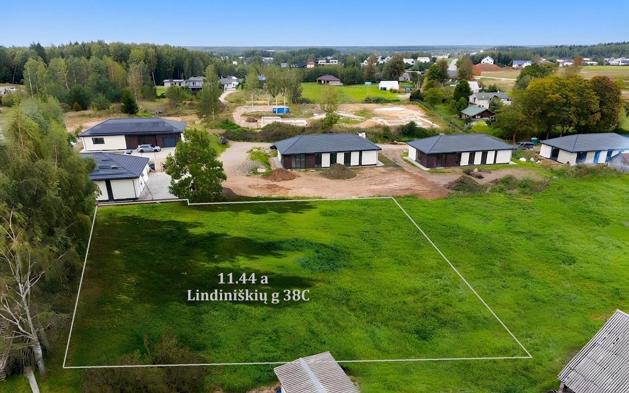 Parduodamas n.v. sklypas Lindiniškėse, 11.44 a ploto