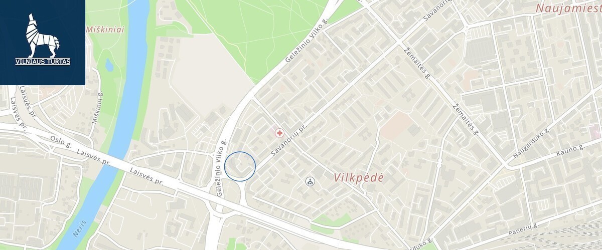 Parduodamas butas Geležinio Vilko g., Vilkpėdėje, Vilnius, 17 kv.m ploto, 1 kambariai