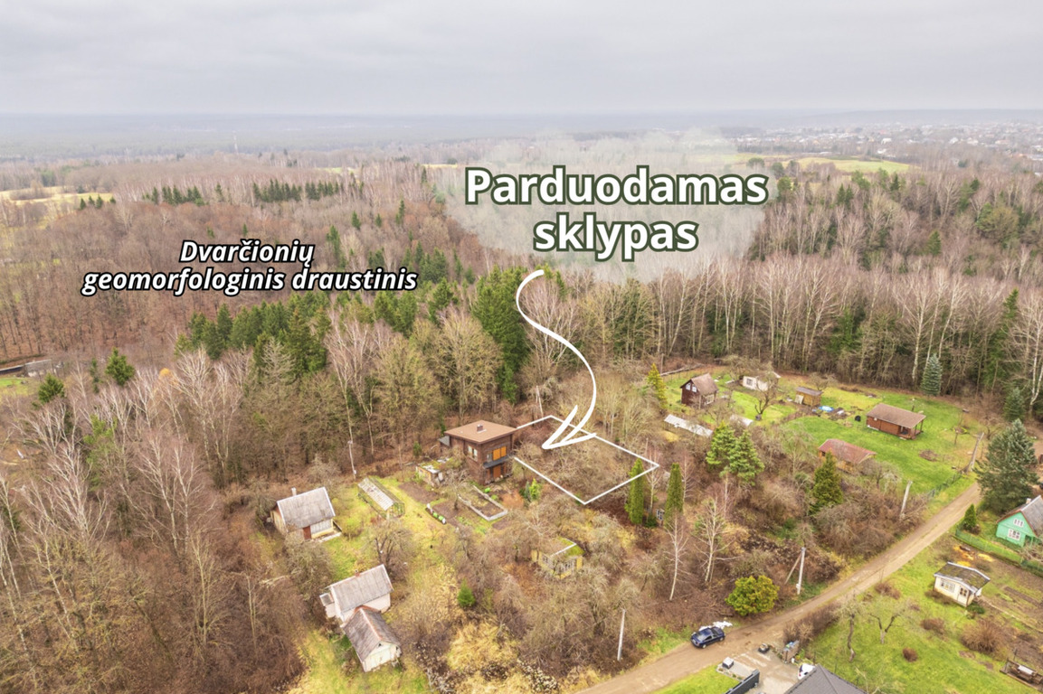 Parduodamas sklypas Juodvarnių Sodų 26-oji g., Dvarčionyse, Vilnius, 6.4 a ploto