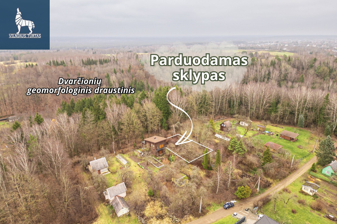Parduodamas sklypas Juodvarnių Sodų 26-oji g., Dvarčionyse, Vilnius, 6.4 a ploto