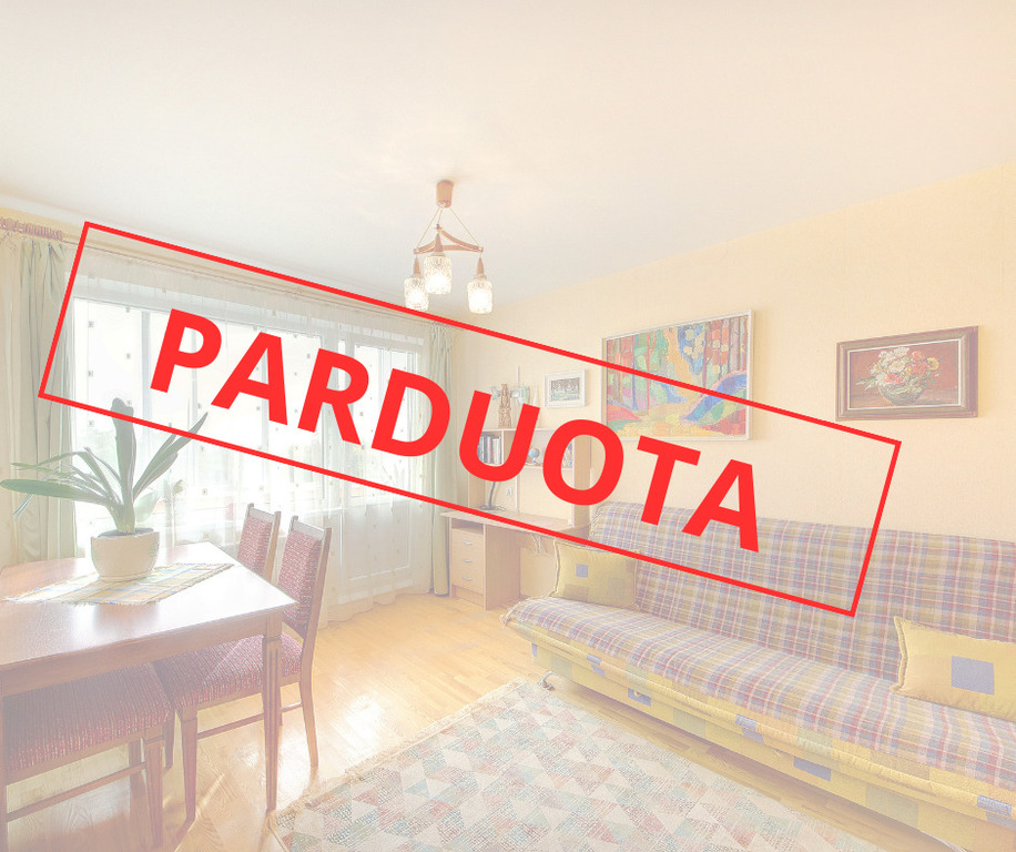 Parduodamas butas Architektų g., Lazdynuose, Vilnius, 52 kv.m ploto, 2 kambariai