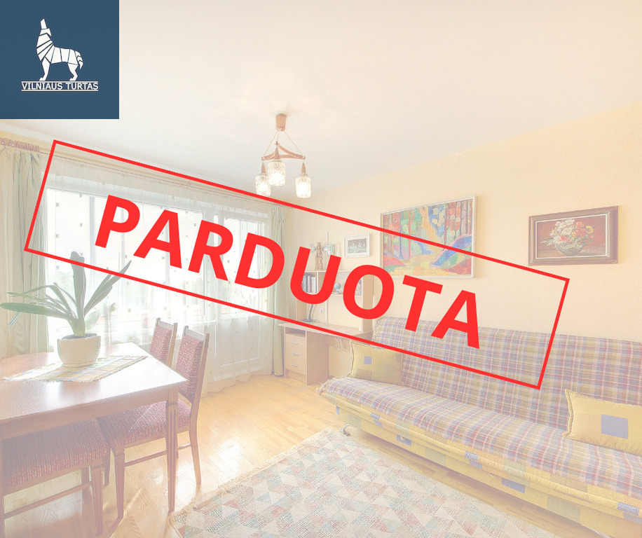 Parduodamas butas Architektų g., Lazdynuose, Vilnius, 52 kv.m ploto, 2 kambariai