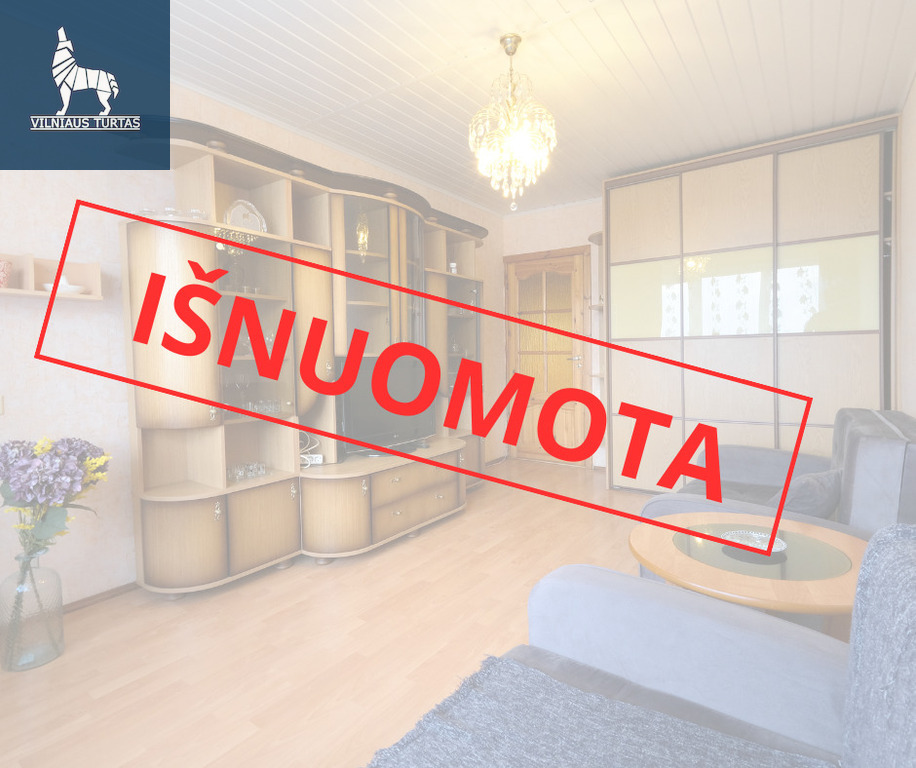Nuomojamas butas Architektų g., Lazdynuose, Vilnius, 49 kv.m ploto, 2 kambariai