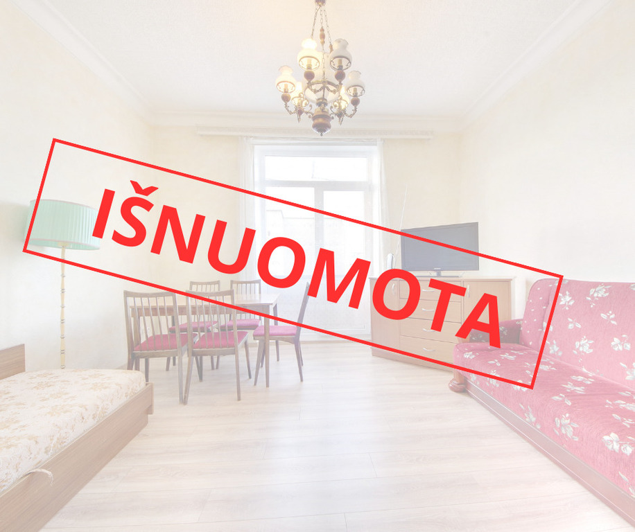 Nuomojamas butas Gedimino pr., Senamiestyje, Vilnius, 52 kv.m ploto, 2 kambariai