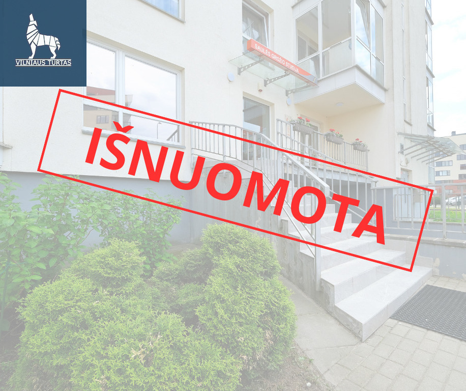 Nuomojamos patalpos Jonažolių g., Lazdynėliuose, Vilnius, 86.87 kv.m ploto