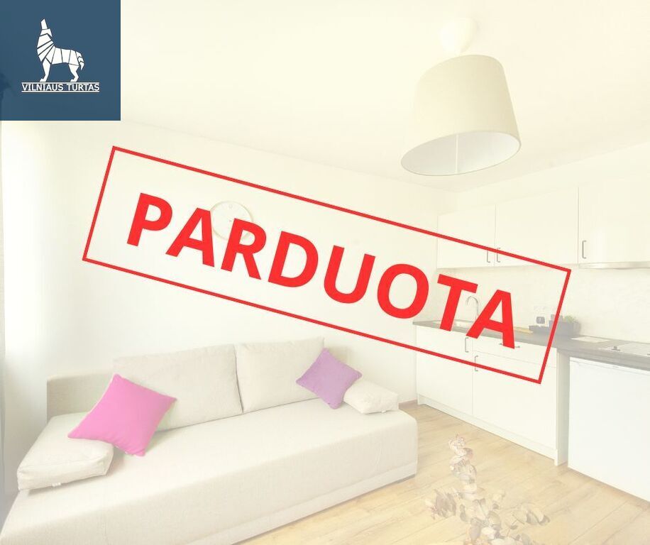 Parduodamas butas Kareivių g., Šiaurės miestelyje, Vilnius, 21 kv.m ploto, 1 kambariai