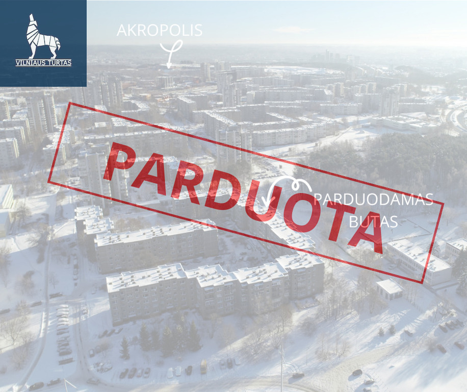 Parduodamas butas Laisvės pr., Šeškinėje, Vilnius, 40.02 kv.m ploto, 1 kambariai