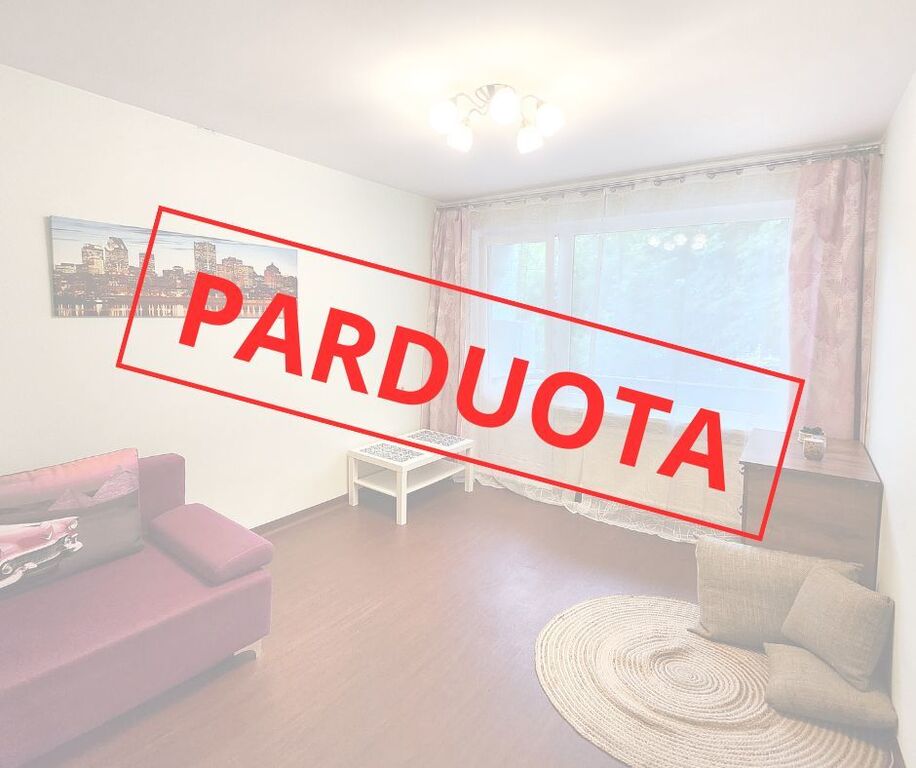 Parduodamas butas Architektų g., Lazdynuose, Vilnius, 33 kv.m ploto, 1 kambariai