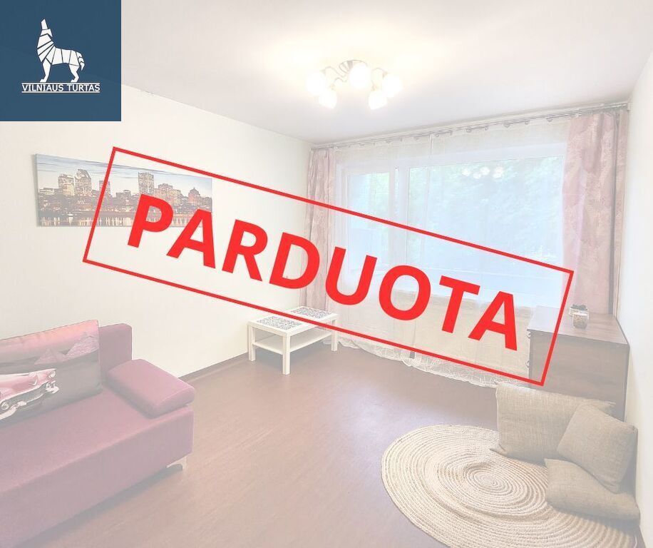 Parduodamas butas Architektų g., Lazdynuose, Vilnius, 33 kv.m ploto, 1 kambariai