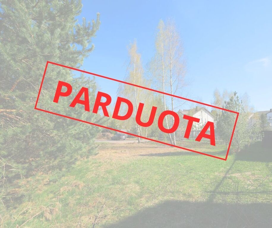 Parduodamas sklypas Prano Vaičaičio g., Visoriuose, Vilnius, 5.13 a ploto