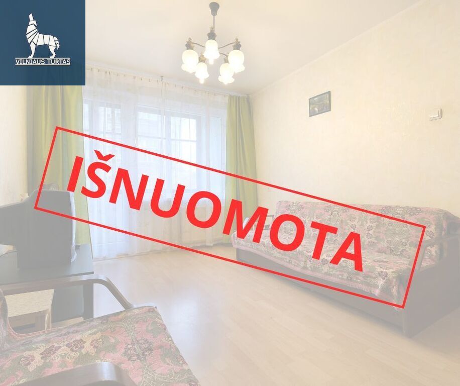 Nuomojamas butas Erfurto g., Lazdynuose, Vilnius, 33 kv.m ploto, 1 kambariai