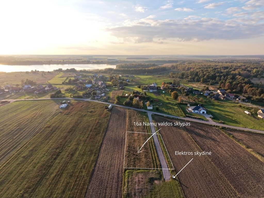 Parduodamas namų valdos sklypas Pakrempės k., Didieji Lygainiai, 16 a ploto