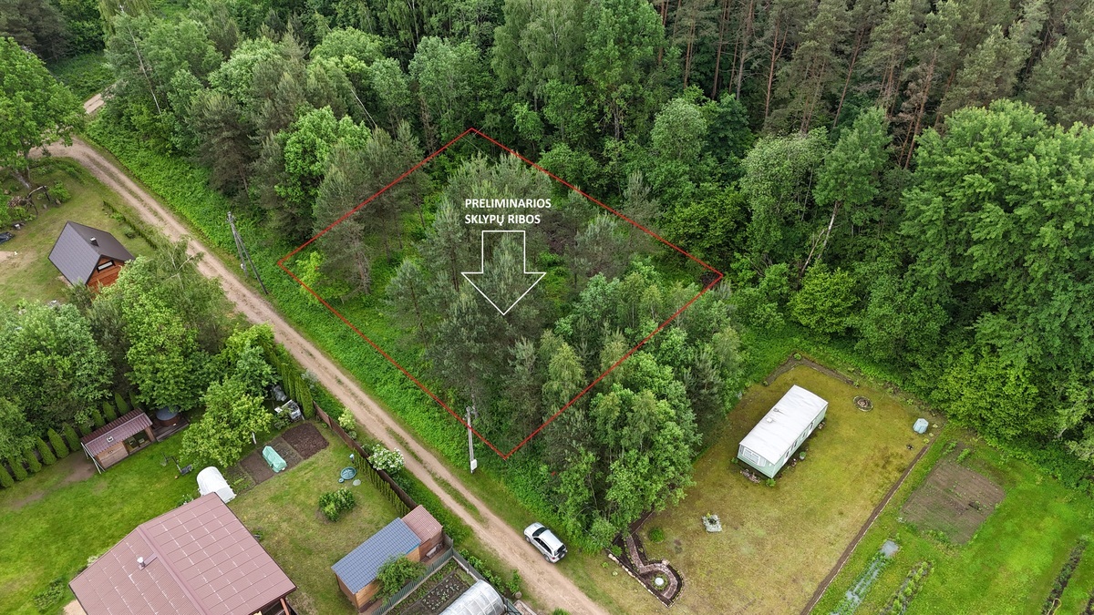 Parduodamas sklypas Piktakonys, 11.6 a ploto
