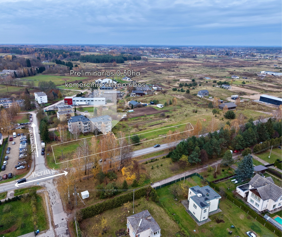 Parduodamas sklypas Beržų g., Riešė, 30 a ploto
