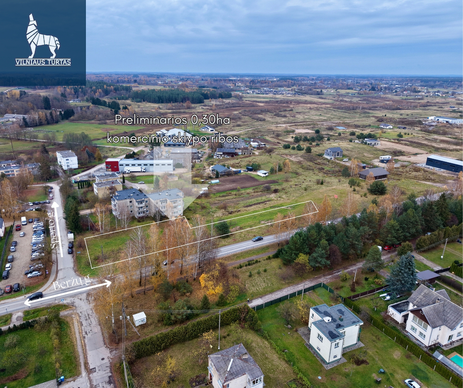 Parduodamas sklypas Beržų g., Riešė, 30 a ploto