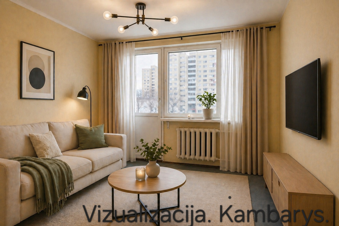 Parduodamas butas Žygio g., Žirmūnuose, Vilnius, 20 kv.m ploto, 1 kambariai
