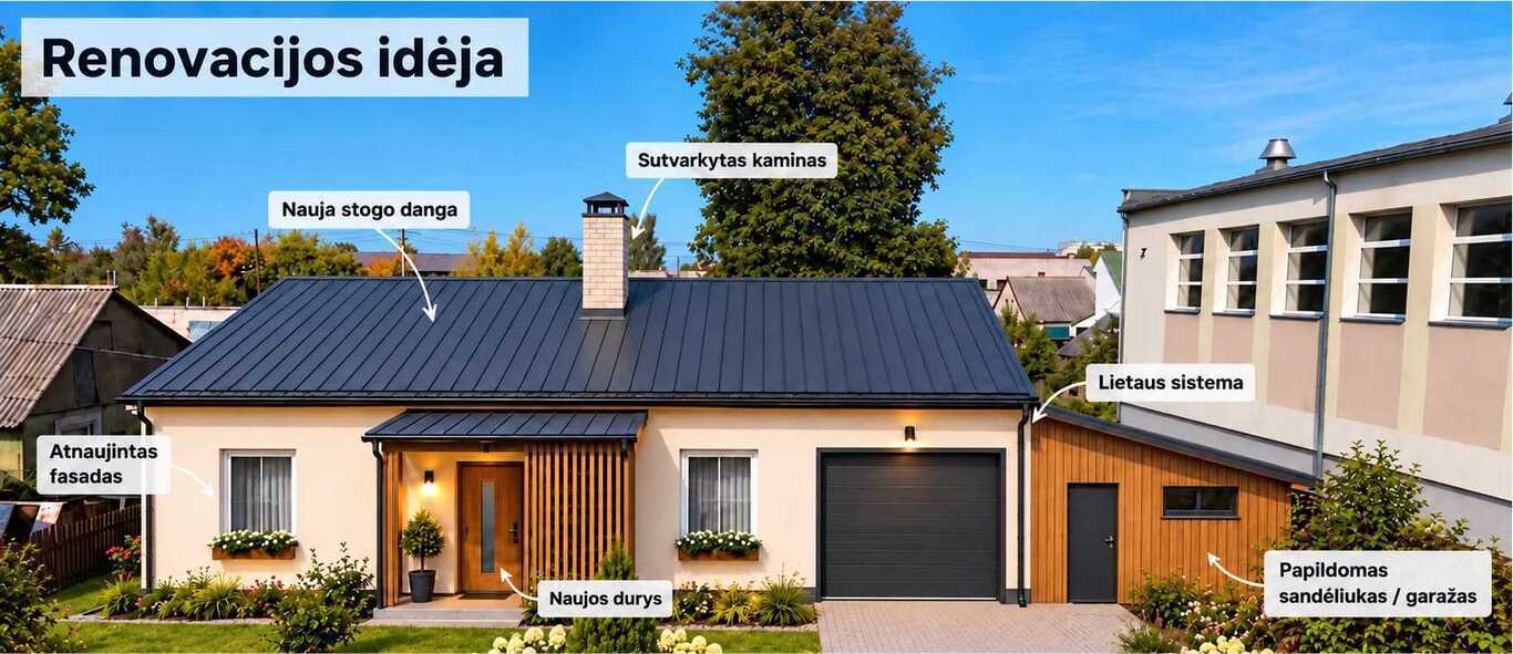Namas, Kęstučio g., Radviliškio m.