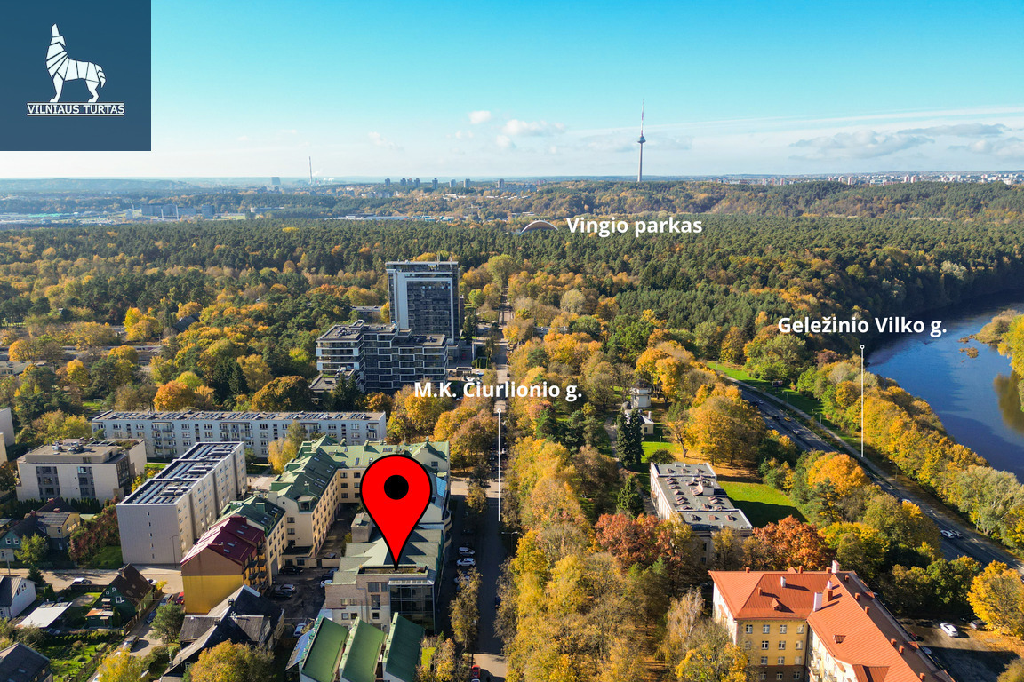 Nuomojamos patalpos M. K. Čiurlionio g., Naujamiestyje, Vilnius, 50 kv.m ploto