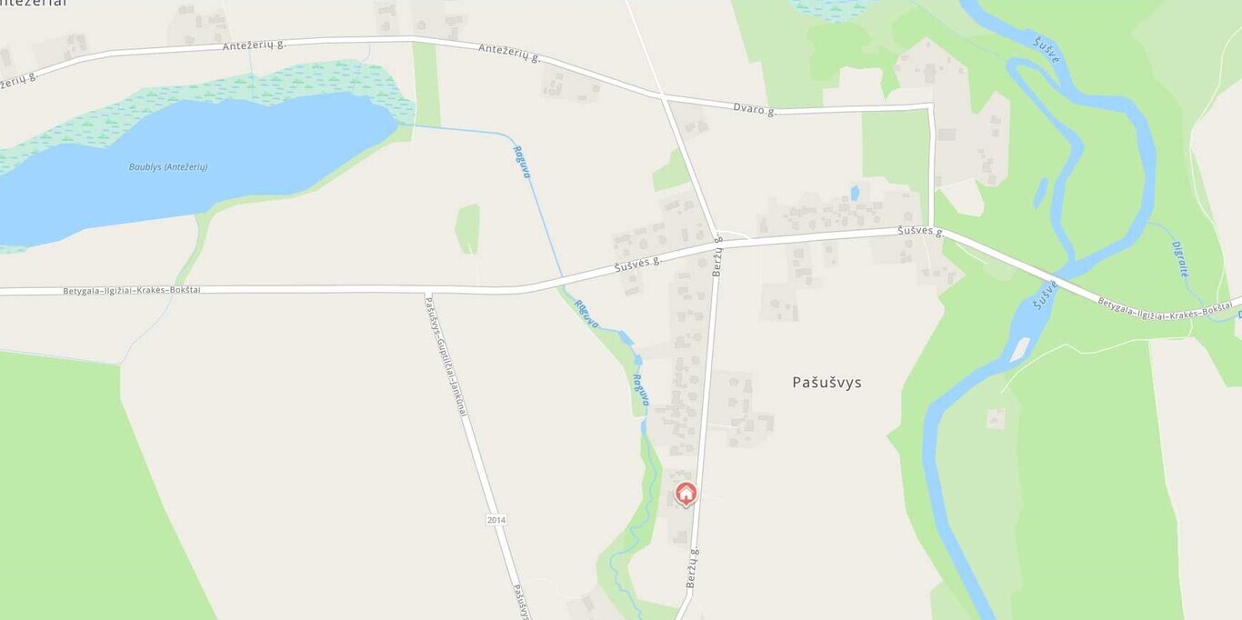 Namas, Beržų g., Pašušvio k.